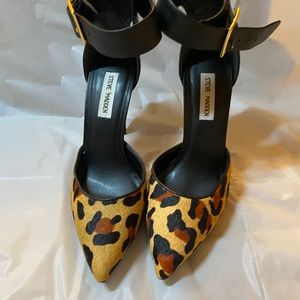 Steve Madden leopard print heels.